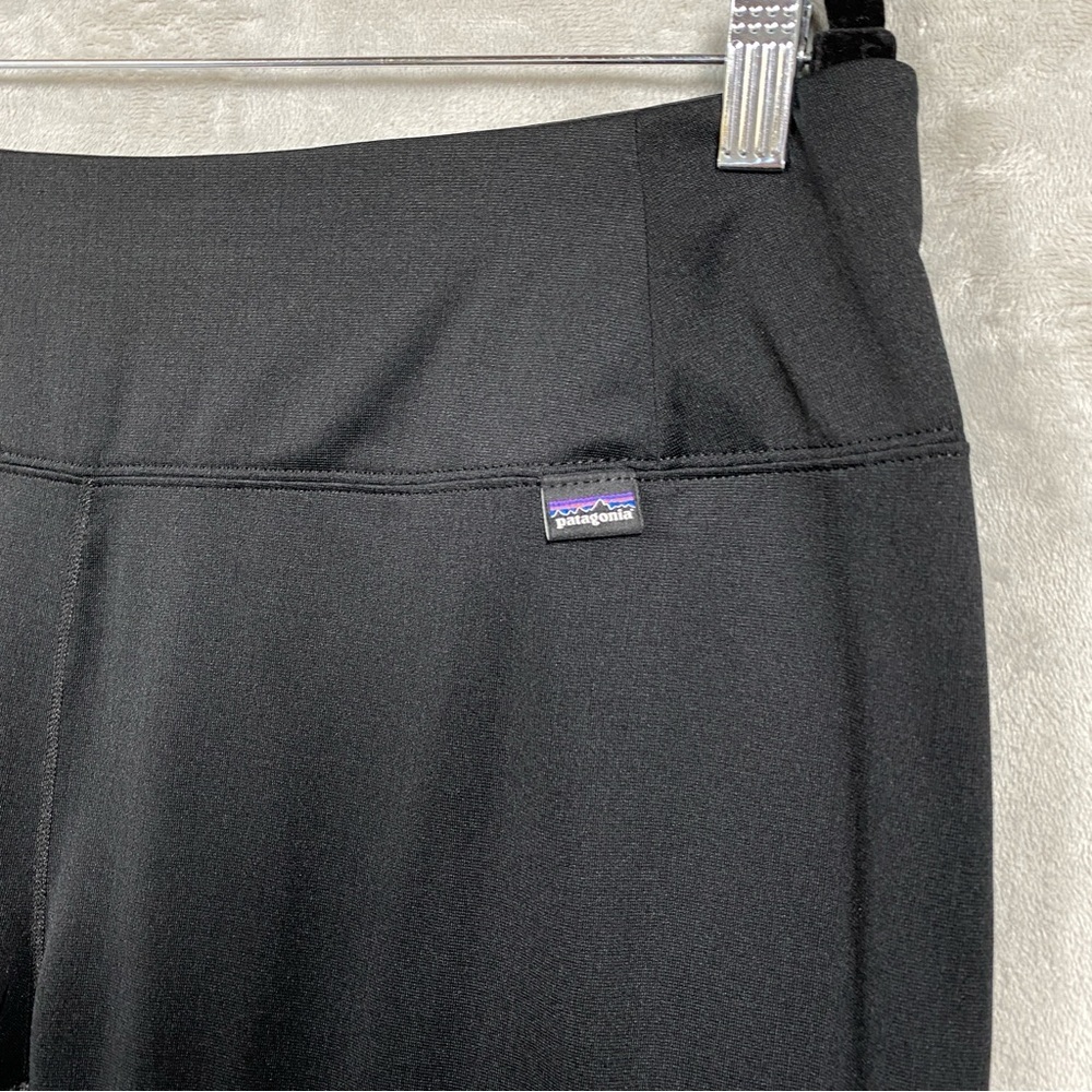 Patagonia Worn Wear Midweight Capilene Base Layer Bottoms Size XL Black - Picture 2 of 7